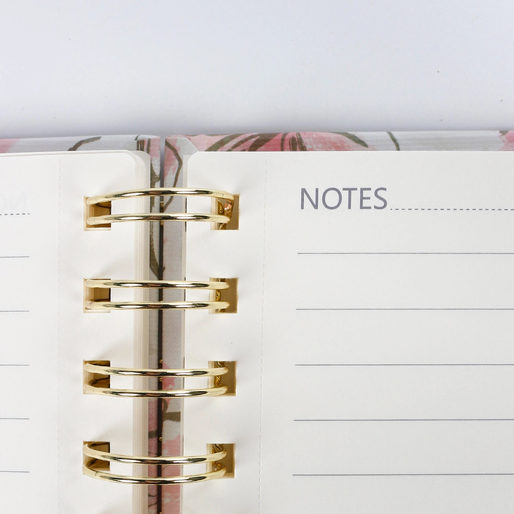 Custom pink floral notebook presentation Custom pink floral notebook presentation